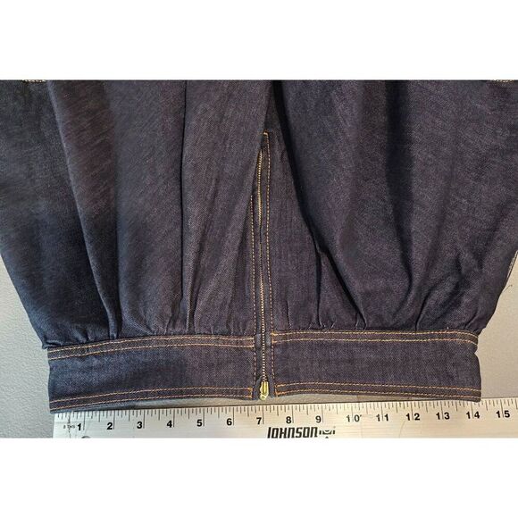 Miss Selfridge Womens 12 Tiered Ruffle Pencil Denim Mini Skirt - Picture 4 of 10